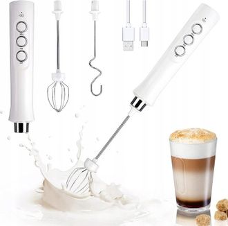 OEM Batidora De Leche Y Espumador De Caf&eacute; A Pilas 3 En 1