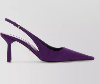 Prada suede leather mules