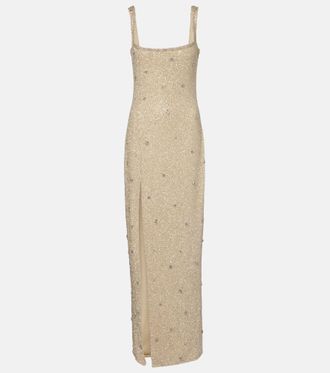 Clio Peppiatt Pamela embellished gown
