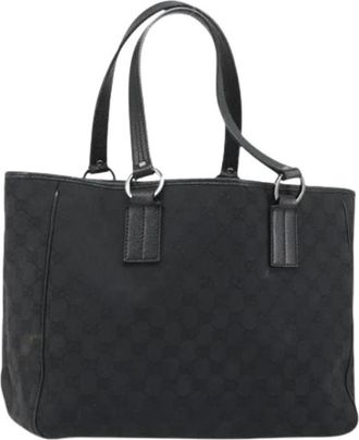 Gucci Pre-owned Tote Bag - Dames - Vintage Shopper - Zwart - ONE Size - Leer - Vintage