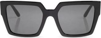 Dolce & Gabbana Vierkante zonnebril - Dames - Zonnebrillen - Zwart - 53 MM - Accessoires