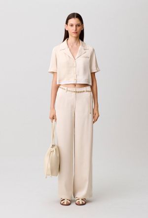 Claudie Pierlot Chemise satin&eacute;e