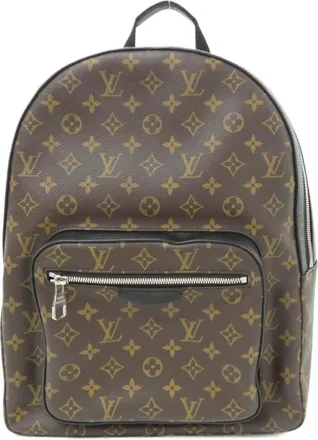 Louis Vuitton Monogram Macassar Marron Monogram Macassar Monogram Backpack (Pre-Owned)