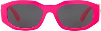 Versace Medusa Biggie Zonnebril - unisex - Zonnebrillen - Roze - 53 MM - Accessoires