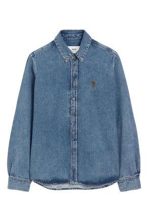 Ami ADC DENIM SHIRT Size: XL, colour: BLUE