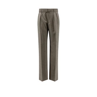 Tagliatore P-Nevil 24 Trousers - male - Tagliatore - Wide Trousers - Brown - 2XL - Trousers