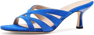 Naturalizer 27 Edit Tuesday Womens Sandals Photon Blue Suede : 5.5 M (B)