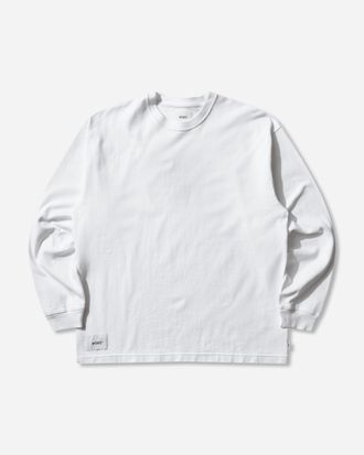 Wtaps Men s SIGN-YD Longsleeve T-Shirt White