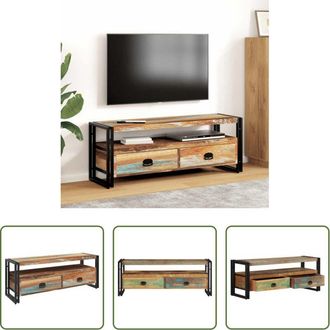 vidaXL vidaXL Mobile in legno riciclato - Mobile Porta TV in Legno Massello di Recupero