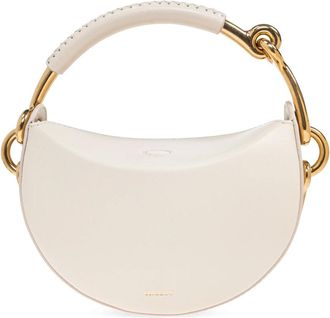 Burberry Tassen, Dames, Wit, ONE Size, Leer, Bridle Handtas