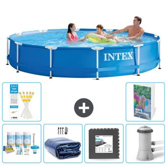 Intex Piscina Con Estructura Redonda - 366x76 Cm - 7-piezas S59