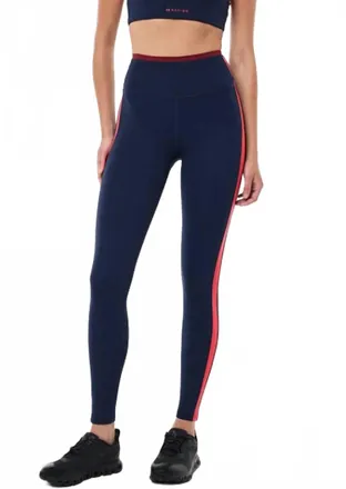 P.E Nation Convex Full Length Leggings In Dark Navy
