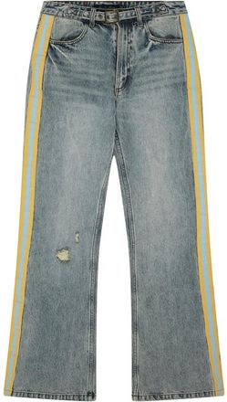 Deus Straight Jeans - Heren - Flared Jeans - Blauw - W30 - Denim - Jeans