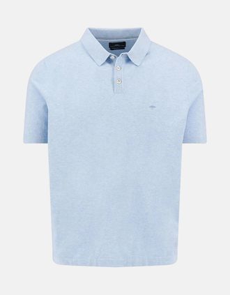 Fynch-Hatton Mens Fine Knit Polo Shirt New Breeze - Blue - Size: 40