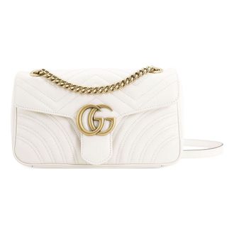 Gucci (WMNS) Gucci GG Marmont Small-Sized Single-Shoulder Bag White 443497-DTDIT-9022
