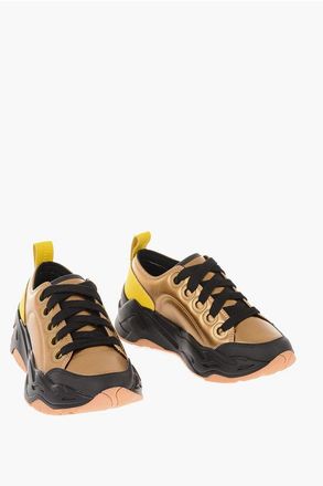 Just Cavalli metallic leather P1THON Sneakers size 40