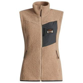 Lundhags Flok Wool Pile Vest Wollgilet f&uuml;r Damen | beige