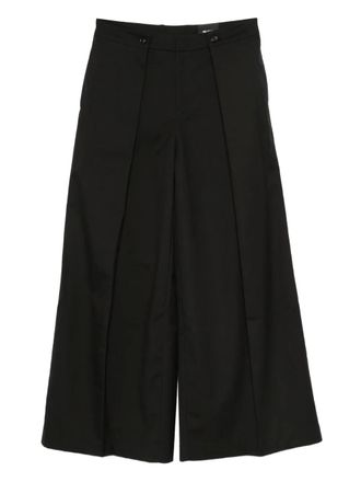 Axel Arigato pleated trousers - women - Polyester/Wool/Elastane/Polyester/Viscose - 36 - Black