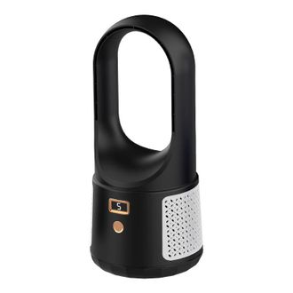 Angel Cerd&aacute; Ventilador De Escritorio Silencioso Sin Aspas - Port&aacute;til - Recargable Por Usb - Ideal Para El Hogar, Camping Y Parques - Negro