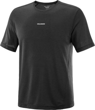 Salomon SHKout Core S/S Laufshirt für Herren | schwarz