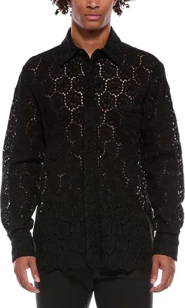 Valentino Embroidered Lace Shirt