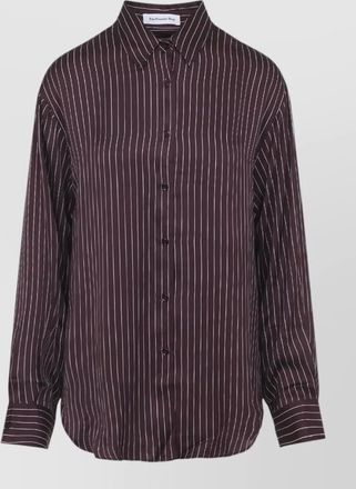 Frankie Shop striped satin shirt