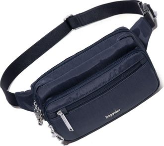 Baggallini Securtex Anti-Theft Belt Bag Sling in French Navy at Nordstrom
