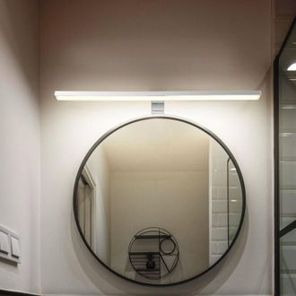 Globo Lighting Lampada da parete lampada da specchio bagno lampada corridoio led cromo IP44 l 60 cm