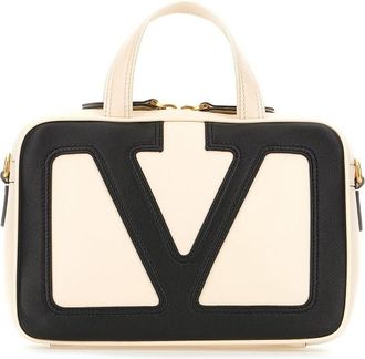 Valentino Garavani Sand Nappa Leather Viva Superstar Handbag