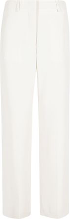 Isabel Marant Ecru Noanda GB Wide-Leg Acetate-Blend Formal Pants