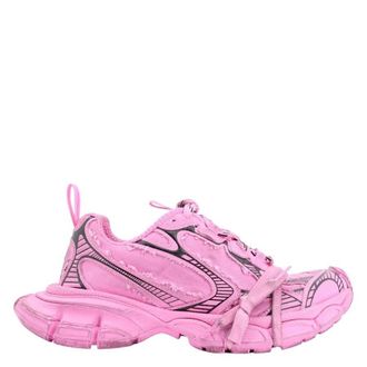 Balenciaga Pink 3XL Canvas Sneakers, Brand Size 38 ( US Size 8 )