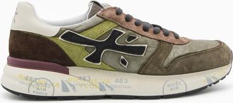 Premiata Green Leather Mick Sneakers