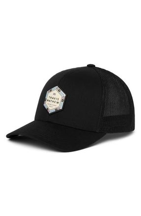 Travis Mathew Cabana Patch Snapback Baseball Cap in Black at Nordstrom, Size One Size Oz