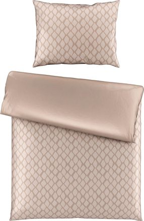 Dieter Knoll Collection Bettw&auml;sche, Beige, Textil, Abstraktes, 140x200 cm, Textiles Vertrauen - Oeko-Tex, atmungsaktiv, schadstoffgepr&uuml;ft, Heimtextilien, Bettw&auml;sche & Leint&uuml;c