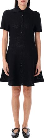 Givenchy Polo Dress In Monogram 72 Jacquard