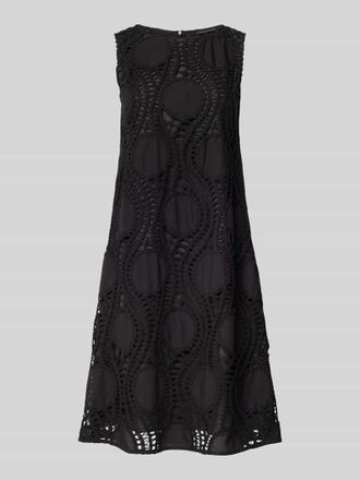 Luisa Cerano Luisa Cerano Knielanges Kleid mit Rundhalsausschnitt in Black, Gr&ouml;&szlig;e 36