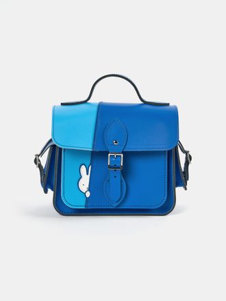 The Cambridge Satchel Company The Hiding Miffy Traveller - Royal Blue, Curious Blue & Brilliant White