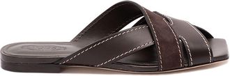 Tod's Tods Womens Sandals In Smooth Leather And Suede