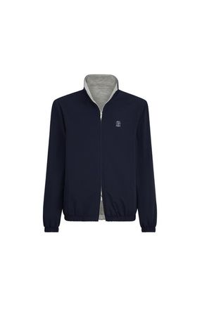 Brunello Cucinelli Reversible jacket in Navy Blue at Nordstrom, Size X-Small Eu