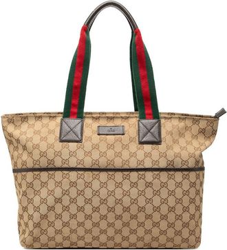 Gucci Pre-owned Gucci GG Canvas Web Tote Ladies 2XD4KNV8OFEY5T58