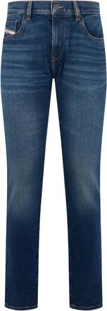 Diesel Straight Jeans - Dames - Slim Fit Jeans - Blauw - W26 - Katoen - Jeans