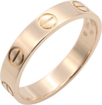 Cartier Gold Pink Gold (18K) Band Ring (Pre-Owned)