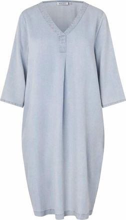 Masai Jurken - Dames - Casual kleedjes - Blauw - L - Denim - Kleedjes