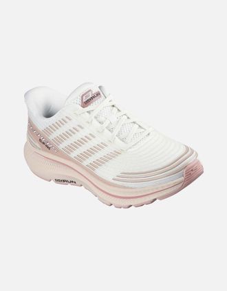 Skechers Womens Skechers GO RUN Consistent 2.0 - Senna Textile Womens Natural Standard Trainers - Cream - Size: 3