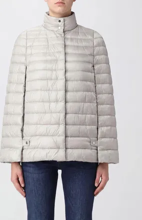 Herno Piumino corto in nylon idrorepellente con maniche a kimono