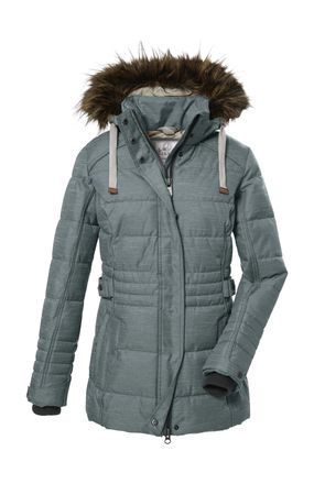 G.I.G.A. DX by killtec Steppjacke Oivia, Damen, Gr. 36, gr&uuml;n, Oberstoff: 100% Polyester, Futter: 100% Polyester, Wattierung: 100% Polyester, G.I.G.A. DX BY KILLTEC, Jacken S