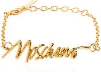 Moschino Logo Armband - Dames - Armbanden - Geel - S - Accessoires