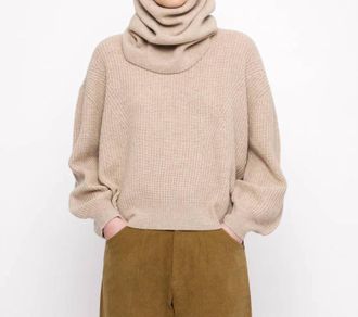 7115 By Szeki Signature Yak Ring Scarf In Almond