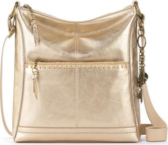 The Sak Lucia Crossbody Leather Bag in Light Gold at Nordstrom