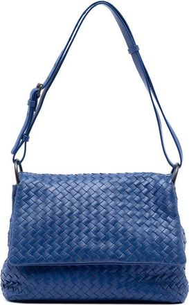 Bottega Veneta Pre-owned Bottega Veneta Nappa Intrecciato Flap Shoulder Bag Ladies RIYKL007FV00K3ZI